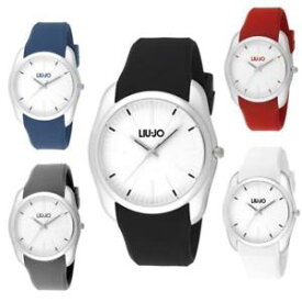 【送料無料】orologio uomo liu jo luxury tipon silicone colorato bianco rosso blu nero