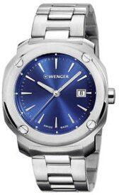【送料無料】wenger mens edge index quartz 100m stainless steel watch 011141112