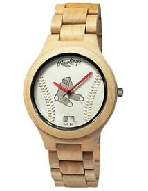 【送料無料】rawlings mlb boston red sox genuine maple wooden baseball fan watch