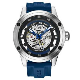 【送料無料】stuhrling original mens 314r3316c51 zeppelin 360 blue automatic watch