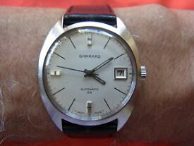 【送料無料】1971 garrard stainless automatic wristwatch chrysler long service award gift