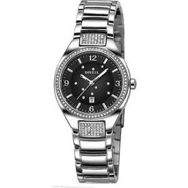 【送料無料】orologio solo tempo donna breil precious acciaio tw1279 watch nero swarovski