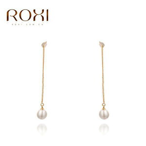 �y���������z�s�A�X�@�f���[�Y�S�[���h�J���[�s�A�X�@�����O�p�[���h���b�v�s�A�X�@as de61618 rose gold farbe ohrring big lange perlen tropfen ohrring zinn legier