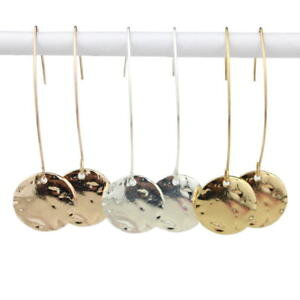 �y���������z�s�A�X�@�f�f�B�X�N�s�A�X�@as de60128 fruhlings sommer disc baumeln ohrringe fur frauen zink legierung geo