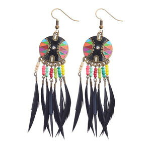 �y���������z�s�A�X�@�f�r���e�[�W�{�w�~�A���^�C�v�}���`�J���[as de67874 weinlese bohmische boho art mehrfarbenperlen zink legierung geometri
