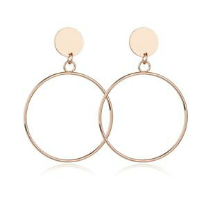 �y���������z�s�A�X�@�p���N���E���h�h�S�[���h�T�[�N���s�A�Xas de57480 goldfarben kreis ohrringe fur frauen punk zink legierung runde