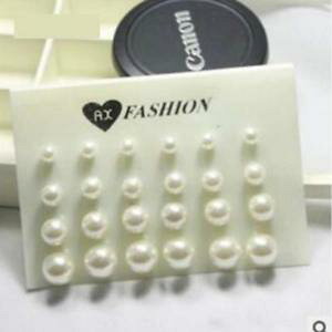 �y���������z�s�A�X�@�f�p�[�����E���has de58054 weib 6 mm 8 1210 grobe perle zink legierung runde frauen