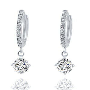 �y���������z�s�A�X�@�f���E���h�V���o�[�s�A�X�@as de58384 me charm geometric runde silberne ohrringe fur frauen zink legierung