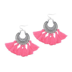 �y���������z�s�A�X�@�f�{�w�~�A���}���`�J���[�s�A�X�@�V���v�����E���has de67879 bohemian legierung multicolor quasten ohrringe einfache zink runde