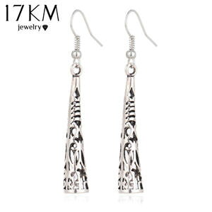 �y���������z�s�A�X�@�f�r���e�[�W�V���o�[�^�b�Z��as de66460 long hollow vintage silber farben troddel frauen zink legierung spik