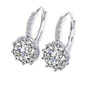 �y���������z�s�A�X�@�f�V���o�[�W���R���s�A�X�@as de58773 silber feine cz zircon ohrringe fur frauen hochzeit zink legierung g