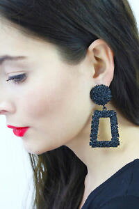 yzsAX@gsAX@ZusAX@uk neu retro geometrischer ohrhnger statement promi ohrringe glamzam