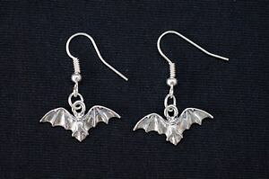 yzsAX@sAX@nK[nEBREfledermaus ohrringe hnger miniblings halloween vampir bat blutsauger versilbert