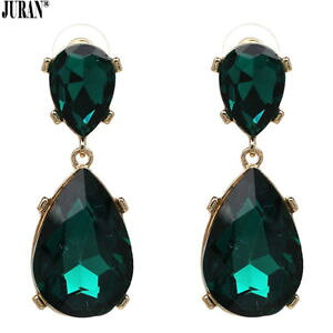 �y���������z�s�A�X�@�f�s�A�X�@�N���V�J��as de67404 farben kristall ohrringe klassisch trendy juran zink legierung wasse