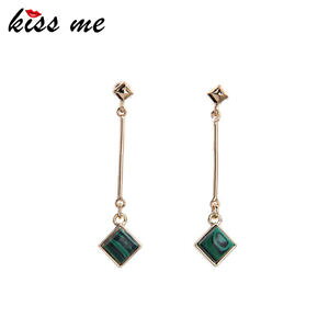 �y���������z�s�A�X�@�f�L�X�~�[�h���b�v�s�A�X�@as de60143 kiss me tropfen ohrringe sommer alloy grun synthetic zink geometric