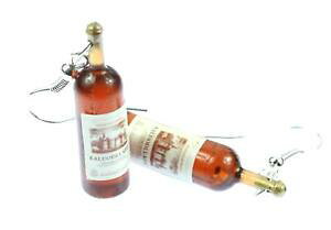 �y���������z�s�A�X�@���C�����C�����C���s�A�X�@�s�A�X�@�n���K�[weinflaschen ohrringe wein hnger miniblings weinohrringe caluo di lafai braun