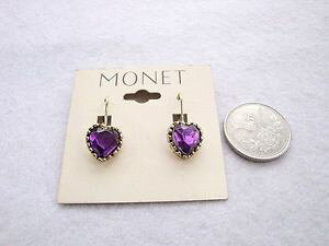 �y���������z�s�A�X�@�p�[�v���n�[�g�s�A�X�@�p�W���}�I���W�i��ohrringe schlfer herz violett niedlich original ehe geschenk ff 1