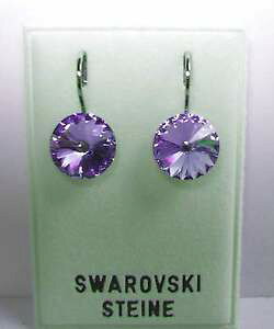 yzsAX@oCIbgsAX@XtXL[sAX@neu ohrhnger mit 10mm swarovski steine in violetlilaviolett ohrringe