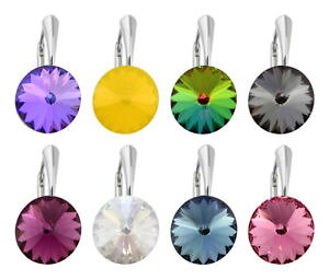 yzsAX@XtXL[sAX@sterling silber sicherheit ohrringe gemacht mit 1122 14mm swarovski kristallen