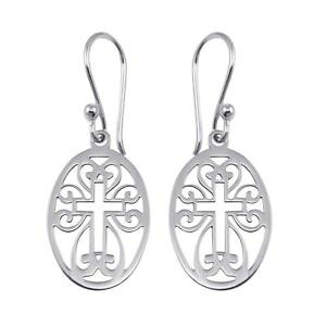 yzsAX@X^[OVo[NXfUCtbgsAX@sterlingsilber kreuz design oval flach lange ohrringe