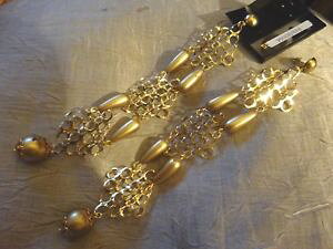 �y���������z�s�A�X�@�s�A�X�@�S�[���h�n���K�[grandiose lange ohrringe gold farben hnger neu 16 cm