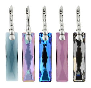 yzsAX@XtXL[X^[OVo[oQbgC[tbNsterling silber baguette ohrhaken gemacht mit 6465 25mm swarovski kristallen