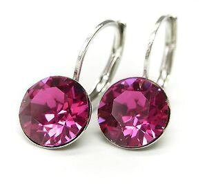 yzsAX@sAX@XtXL[t[VsNsAX@neu ohrhnger mit 8mm swarovski steine fuchsiapink ohrringe antiallergisch