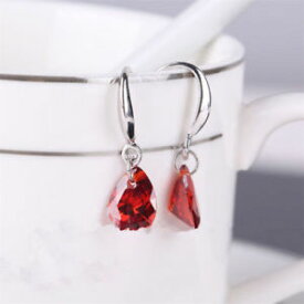 【送料無料】ピアス　ゴールドルビーピアス　ラミネートohrringe droops rot ruby mit gold wei laminat 18 kt