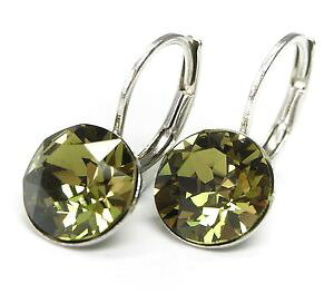 yzsAX@J[LO[sAX@A`XtXL[sAX@neu ohrhnger mit 8mm swarovski steine in khakigrn ohrringe antiallergisch