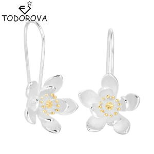 �y���������z�s�A�X�@�f�s�A�X�@as de59692 lange big 925 sterlingsilber ohrringe fur frauen pflanze