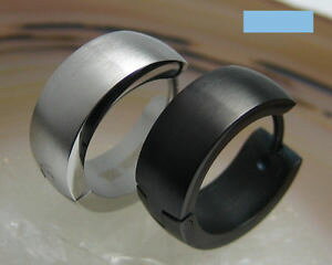 yzsAX@XeXX`[t[vsAX@ubN}bgVo[~edelstahl klapp creolen ohrringe schwarz matt silber 6mm16mm herren damen top