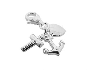�y���������z�s�A�X�@�y���_���g�n�[�g�N���X�A���J�[charms anhnger herz kreuz anker 925silber cmm039