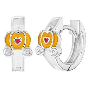 �y���������z�s�A�X�@�X�^�[�����O�V���o�[�v�����Z�X�J�{�`���g�����X�|�[�g�t�[�v925 sterlingsilber magie prinzessin krbis transport creolen mdchen 12cm