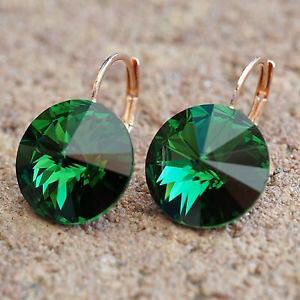 yzsAX@S[h[YsAX@XtXL[_[NXO[O[sAX@neues angebotneu rosegold ohrhnger 14mm swarovski steine dark moss greengrn ohrringe