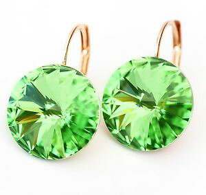 yzsAX@[YS[hsAX@yhbgXtXL[O[sAX@neu rosegold ohrhnger 14mm swarovski steine peridotgrn ohrringe