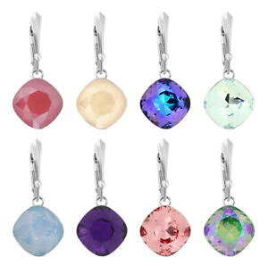 yzsAX@XtXL[ZLeBX^[OVo[C[tbNsterling silber sicherheit ohrhaken gemacht mit 4470 12mm swarovski kristallen