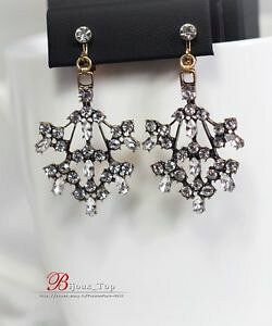 yzsAX@sAX@NbvA[fRre[Wohrringeohren clips golden art deco blume schnee kristall ehe vintage aa 11