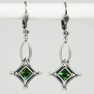 yzsAX@sAX@XtXL[NX^Vo[re[Wggrevenkmper ohrringe swarovski kristall silber carre vintage retro grn erinit