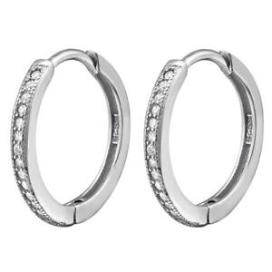 �y���������z�s�A�X�@�t�[�v�s�A�X�X�^�[�����O�V���o�[���f�B�[�Xcreolen schmal mit kristallen 925 silber damen sterling echt ohrringe frauen