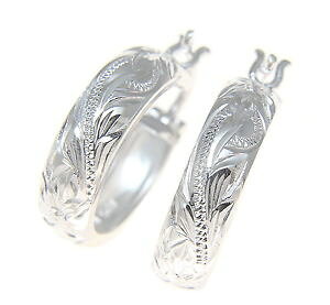 yzsAX@X^[OVo[t[vnCAvAt20mm sterling silber 925 hawaiischer frangipani blume schnrkel rund creolen