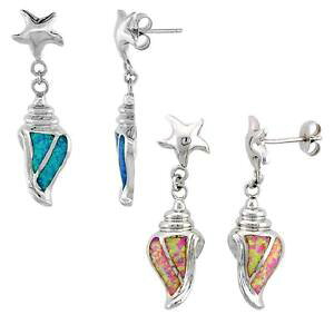 �y���������z�s�A�X�@�C���J�s�A�X�@�X�^�[�����O�V���o�[�I�p�[��sterlingsilber opal tritons lange ohrringe