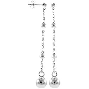 yzsAX@sAX@C^A{[sterlingsilber 76cm lange ohrringe m kugeln, hergestellt in italien