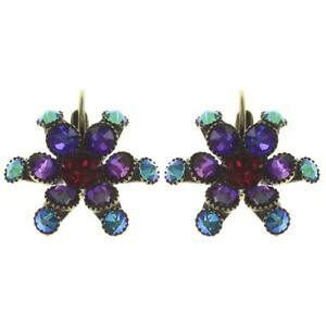 �y���������z�s�A�X�@���b�g�A���e�B�[�N�s�A�X�@�K�[�f���}���`konplott ohrringe lost garden multi s antique brass