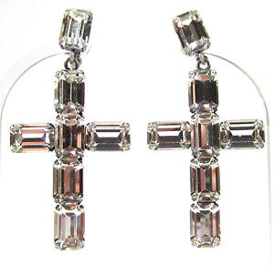 yzsAX@sAX@re[WA[fRX^CNX^NX^NXsoho ohrclips vintage 1960s strasssteine kristall crystal kreuz art deco stil