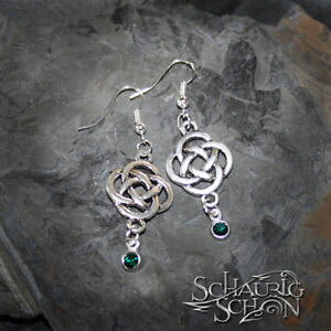 yzsAX@ZeBbNO[SVbNsAX@keltische ohrringe mit grnem stein,gothic, pagan, mittelalter, larp