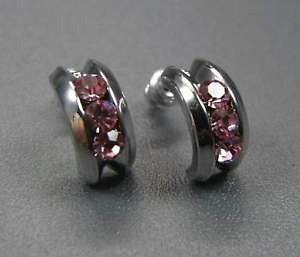 yzsAX@CgsNCgsNsNt[vsAX@XtXL[neu 12mm creolen en ohrringe 3mm swarovski steine in light rosehellrosarosa