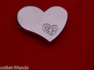 【送料無料】ピアス ステンレススチールステンレススチールシルバーピアス ohrring edelstahl silber stainless steel in herzform herz im herz magnet neu