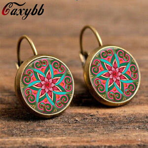 yzsAX@fKXJ{VsAX@[^XV{as de60977 glascabochon ohrringe mandala lotus om symbol buddhismus fur frauen