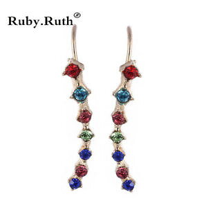 �y���������z�s�A�X�@�f�I�[�X�g���A�N���X�^���s�A�X�@as de56666 osterreichischen kristall pending ohrringe fur frauen lange kupfer a