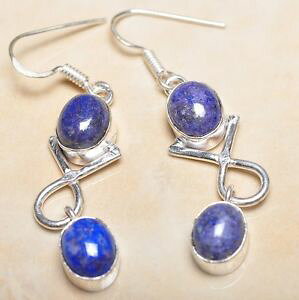 �y���������z�s�A�X�@�n���h���C�h�p�C���C�g���s�X���Y���X�^�[�����O�V���o�[�s�A�X�@handgemacht pyrit lapislazuli jaspis 925 sterlingsilber 57cm ohrringe e00157